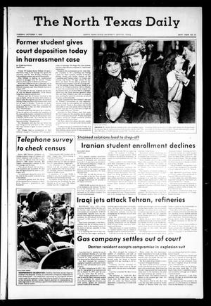 The North Texas Daily (Denton, Tex.), Vol. 64, No. 21, Ed. 1 Tuesday, October 7, 1980