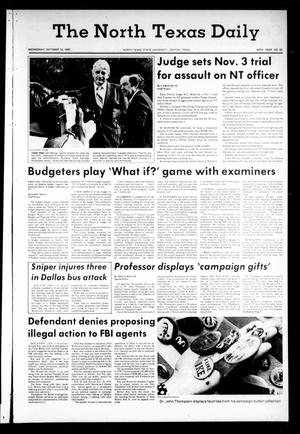 The North Texas Daily (Denton, Tex.), Vol. 64, No. 26, Ed. 1 Wednesday, October 15, 1980