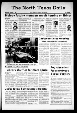 The North Texas Daily (Denton, Tex.), Vol. 64, No. 64, Ed. 1 Wednesday, February 4, 1981