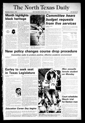 The North Texas Daily (Denton, Tex.), Vol. 67, No. 65, Ed. 1 Wednesday, February 1, 1984