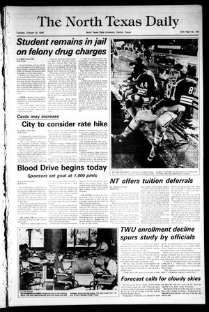 The North Texas Daily (Denton, Tex.), Vol. 67, No. 146, Ed. 1 Tuesday, October 16, 1984