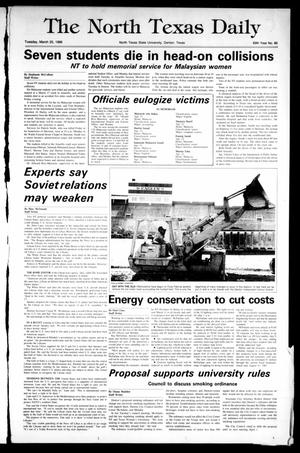 The North Texas Daily (Denton, Tex.), Vol. 69, No. 86, Ed. 1 Tuesday, March 25, 1986