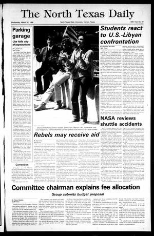 The North Texas Daily (Denton, Tex.), Vol. 69, No. 87, Ed. 1 Wednesday, March 26, 1986