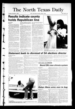 The North Texas Daily (Denton, Tex.), Vol. 70, No. 39, Ed. 1 Thursday, November 6, 1986