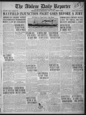 The Abilene Daily Reporter (Abilene, Tex.), Vol. 24, No. 137, Ed. 1 Wednesday, October 18, 1922