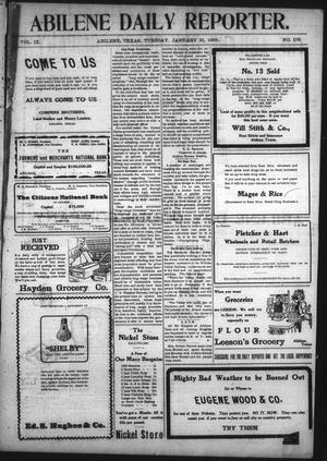 Abilene Daily Reporter. (Abilene, Tex.), Vol. 9, No. 178, Ed. 1 Tuesday, January 31, 1905