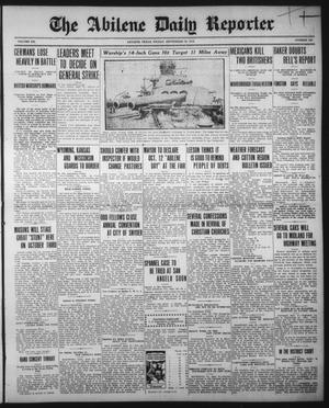 The Abilene Daily Reporter (Abilene, Tex.), Vol. 20, No. 162, Ed. 1 Friday, September 22, 1916
