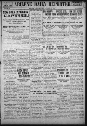 Abilene Daily Reporter (Abilene, Tex.), Vol. 15, No. 88, Ed. 1 Monday, December 19, 1910