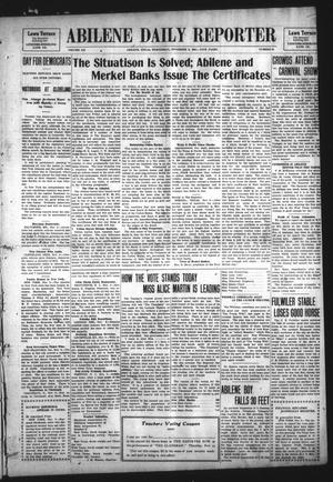 Abilene Daily Reporter (Abilene, Tex.), Vol. 12, No. 91, Ed. 1 Wednesday, November 6, 1907