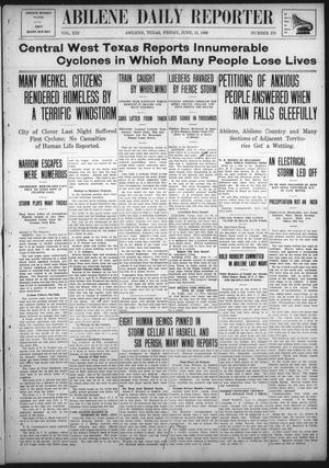 Abilene Daily Reporter (Abilene, Tex.), Vol. 13, No. 278, Ed. 1 Friday, June 11, 1909