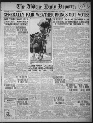 The Abilene Daily Reporter (Abilene, Tex.), Vol. 24, No. 152, Ed. 1 Tuesday, November 7, 1922