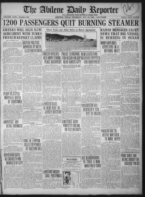The Abilene Daily Reporter (Abilene, Tex.), Vol. 24, No. 132, Ed. 1 Thursday, October 12, 1922