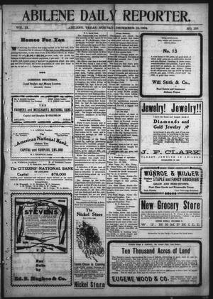 Abilene Daily Reporter. (Abilene, Tex.), Vol. 9, No. 135, Ed. 1 Monday, December 19, 1904