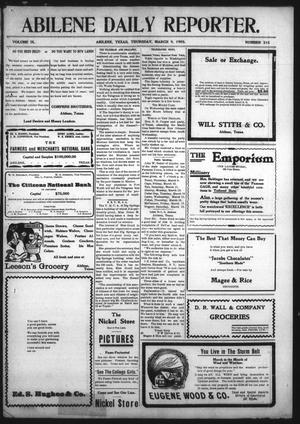 Abilene Daily Reporter. (Abilene, Tex.), Vol. 9, No. 215, Ed. 1 Thursday, March 9, 1905