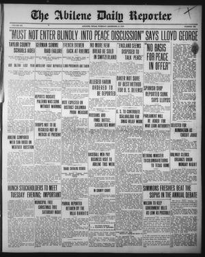 The Abilene Daily Reporter (Abilene, Tex.), Vol. 20, No. 238, Ed. 1 Tuesday, December 19, 1916