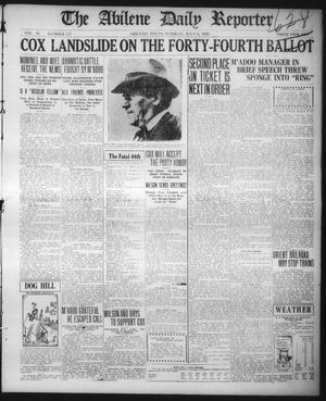 The Abilene Daily Reporter (Abilene, Tex.), Vol. 33, No. 177, Ed. 1 Tuesday, July 6, 1920