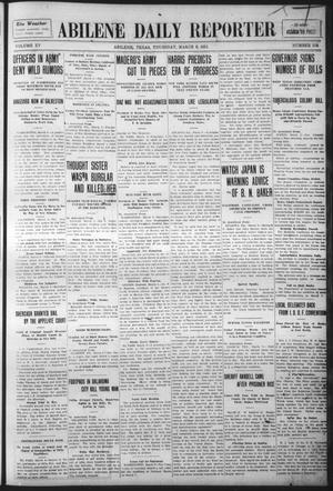 Abilene Daily Reporter (Abilene, Tex.), Vol. 15, No. 158, Ed. 1 Thursday, March 9, 1911
