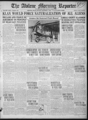 The Abilene Daily Reporter (Abilene, Tex.), Vol. 24, No. 129, Ed. 1 Sunday, October 8, 1922