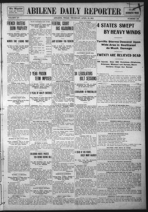 Abilene Daily Reporter (Abilene, Tex.), Vol. 15, No. 188, Ed. 1 Thursday, April 13, 1911