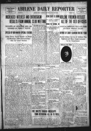 Primary view of object titled 'Abilene Daily Reporter (Abilene, Tex.), Vol. 12, No. 100, Ed. 1 Saturday, November 16, 1907'.