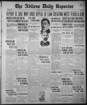 The Abilene Daily Reporter (Abilene, Tex.), Vol. 21, No. 120, Ed. 1 Thursday, August 2, 1917