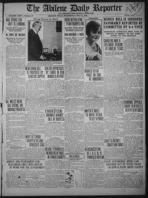 The Abilene Daily Reporter (Abilene, Tex.), Vol. 24, No. 27, Ed. 1 Wednesday, May 31, 1922
