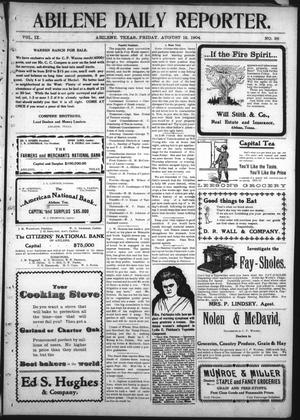 Abilene Daily Reporter. (Abilene, Tex.), Vol. 9, No. 36, Ed. 1 Friday, August 12, 1904