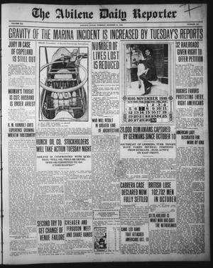 The Abilene Daily Reporter (Abilene, Tex.), Vol. 20, No. 193, Ed. 1 Tuesday, October 31, 1916