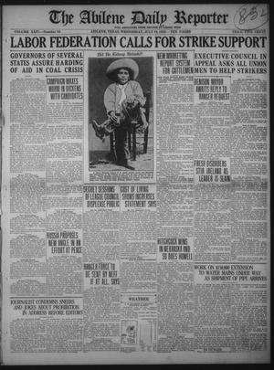 The Abilene Daily Reporter (Abilene, Tex.), Vol. 24, No. 63, Ed. 1 Wednesday, July 19, 1922