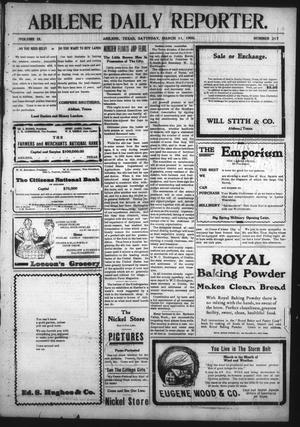 Abilene Daily Reporter. (Abilene, Tex.), Vol. 9, No. 217, Ed. 1 Saturday, March 11, 1905
