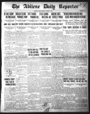 The Abilene Daily Reporter (Abilene, Tex.), Vol. 16, No. 194, Ed. 1 Sunday, August 11, 1912