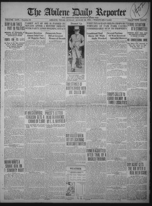 The Abilene Daily Reporter (Abilene, Tex.), Vol. 24, No. 88, Ed. 1 Sunday, August 20, 1922