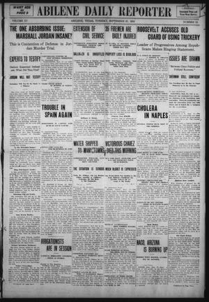 Abilene Daily Reporter (Abilene, Tex.), Vol. 15, No. 15, Ed. 1 Tuesday, September 27, 1910