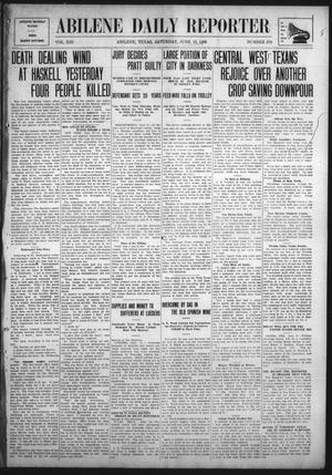 Abilene Daily Reporter (Abilene, Tex.), Vol. 13, No. 279, Ed. 1 Saturday, June 12, 1909