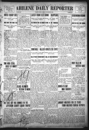 Primary view of object titled 'Abilene Daily Reporter (Abilene, Tex.), Vol. 12, No. 137, Ed. 1 Tuesday, December 31, 1907'.