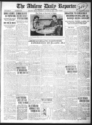 The Abilene Daily Reporter (Abilene, Tex.), Vol. 34, No. 210, Ed. 1 Thursday, August 25, 1921