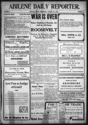 Abilene Daily Reporter. (Abilene, Tex.), Vol. 10, No. 46, Ed. 1 Wednesday, August 30, 1905