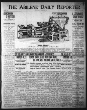 The Abilene Daily Reporter (Abilene, Tex.), Vol. 16, No. 139, Ed. 1 Sunday, February 11, 1912