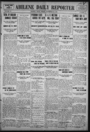 Primary view of object titled 'Abilene Daily Reporter (Abilene, Tex.), Vol. 15, No. 11, Ed. 1 Friday, September 23, 1910'.