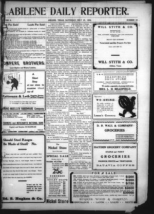 Abilene Daily Reporter. (Abilene, Tex.), Vol. 10, No. 25, Ed. 1 Saturday, July 29, 1905