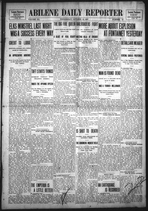 Abilene Daily Reporter (Abilene, Tex.), Vol. 12, No. 73, Ed. 1 Wednesday, October 16, 1907