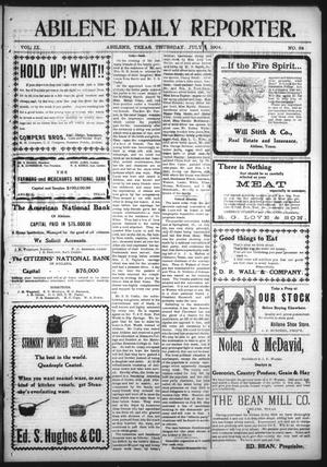 Abilene Daily Reporter. (Abilene, Tex.), Vol. 9, No. 24, Ed. 1 Thursday, July 7, 1904