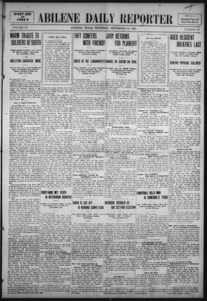 Abilene Daily Reporter (Abilene, Tex.), Vol. 15, No. 10, Ed. 1 Thursday, September 22, 1910