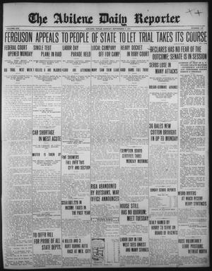 The Abilene Daily Reporter (Abilene, Tex.), Vol. 21, No. 147, Ed. 1 Monday, September 3, 1917