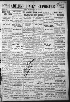 Abilene Daily Reporter (Abilene, Tex.), Vol. 15, No. 201, Ed. 1 Friday, April 28, 1911