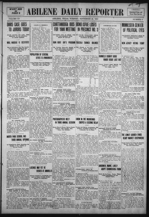 Abilene Daily Reporter (Abilene, Tex.), Vol. 15, No. 8, Ed. 1 Tuesday, September 20, 1910