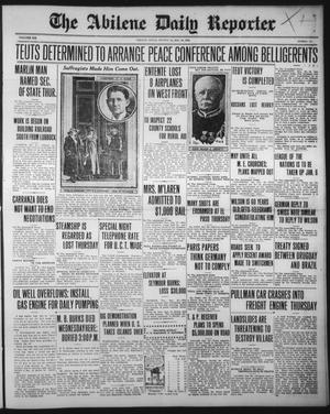 The Abilene Daily Reporter (Abilene, Tex.), Vol. 20, No. 244, Ed. 1 Thursday, December 28, 1916