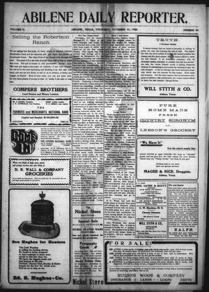 Abilene Daily Reporter. (Abilene, Tex.), Vol. 10, No. 90, Ed. 1 Thursday, October 12, 1905