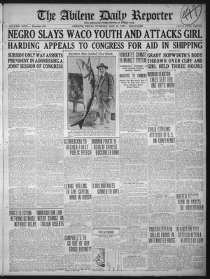 The Abilene Daily Reporter (Abilene, Tex.), Vol. 24, No. 164, Ed. 1 Tuesday, November 21, 1922