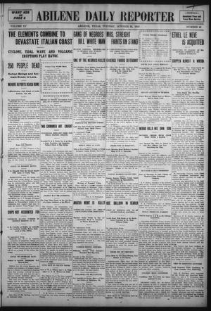 Abilene Daily Reporter (Abilene, Tex.), Vol. 15, No. 41, Ed. 1 Tuesday, October 25, 1910